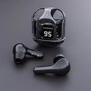 Air31 Transparent Earbuds – Bluetooth 5.3 with Carry Pouch