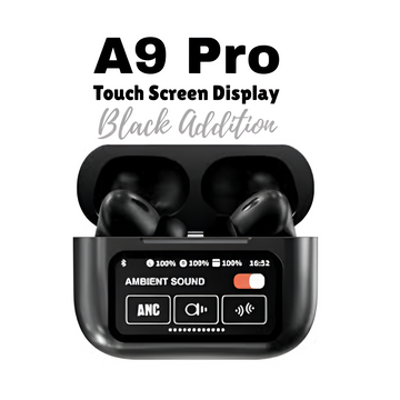 A9 Pro Signature Series Wireless Earbuds – ANC + ENC, Bluetooth & Digital Display