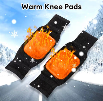 Warm wool knee pads