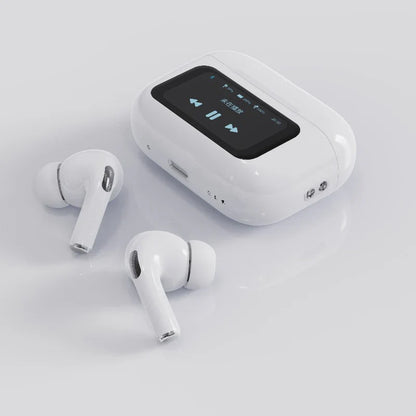 A9 Touch Screen Airbuds Super Quality Buzzer Edition White