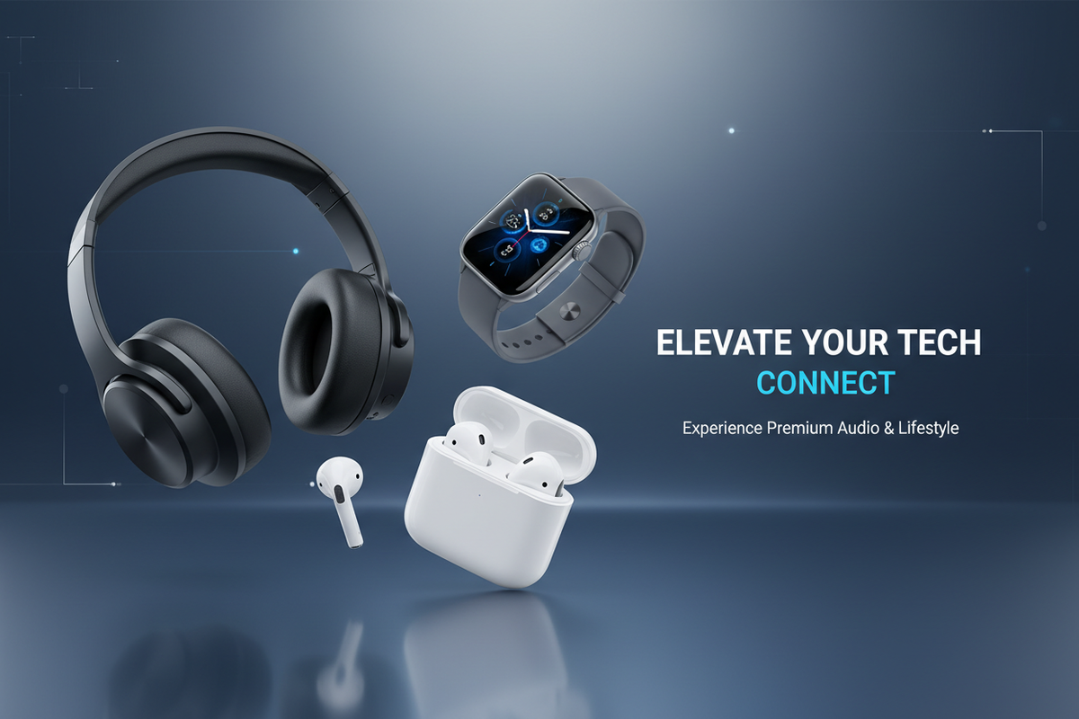 
“Stay Connected in Style!
Shop the Latest AirPods, Smartwatches & Headphones — Top Quality, Best Prices.”